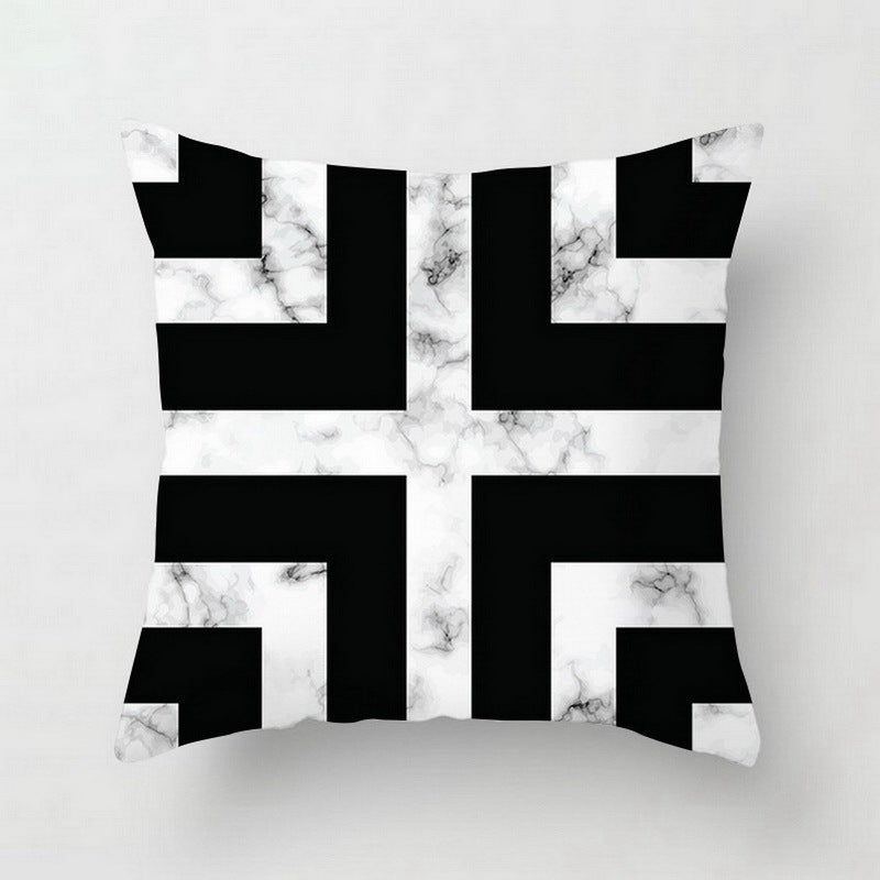 Valencia – Decoratieve Kussenhoes met Geometrisch Abstract Patroon