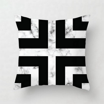 Valencia – Decoratieve Kussenhoes met Geometrisch Abstract Patroon