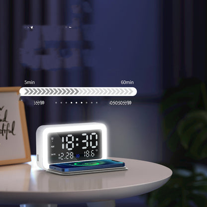 Iris – Draadloze Oplaadklok met Digitale Thermometer en Nachtlampje