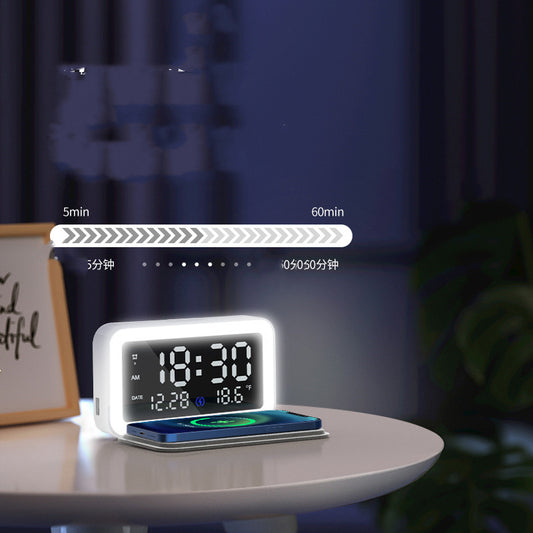 Iris – Draadloze Oplaadklok met Digitale Thermometer en Nachtlampje