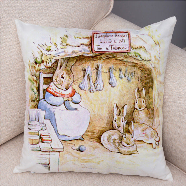 Lavinia – Luxe Kussenhoes van Perzikskin Stof voor Thuisdecoratie