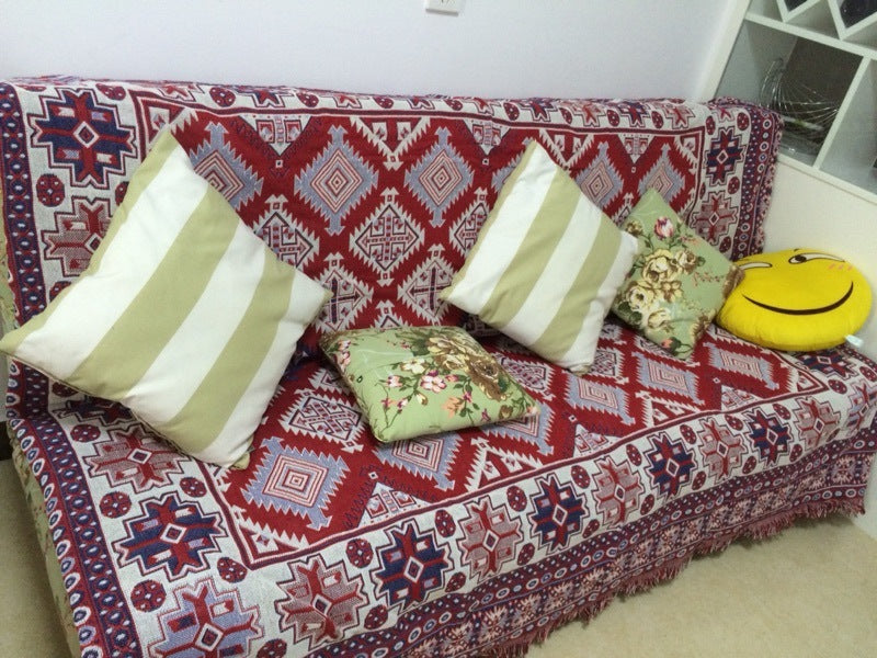 Iris – Katoenen Sofa Cover voor Meerdere Doeleinden