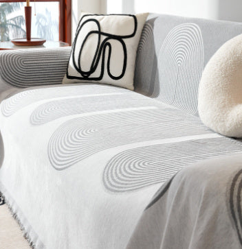 Anneliese – All-in-One Universele Bankhoes van Chenille