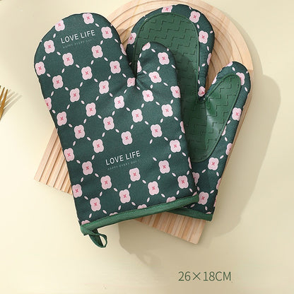 Ember – Hittebestendige Katoenen Ovenhandschoenen met Antislip Isolatie