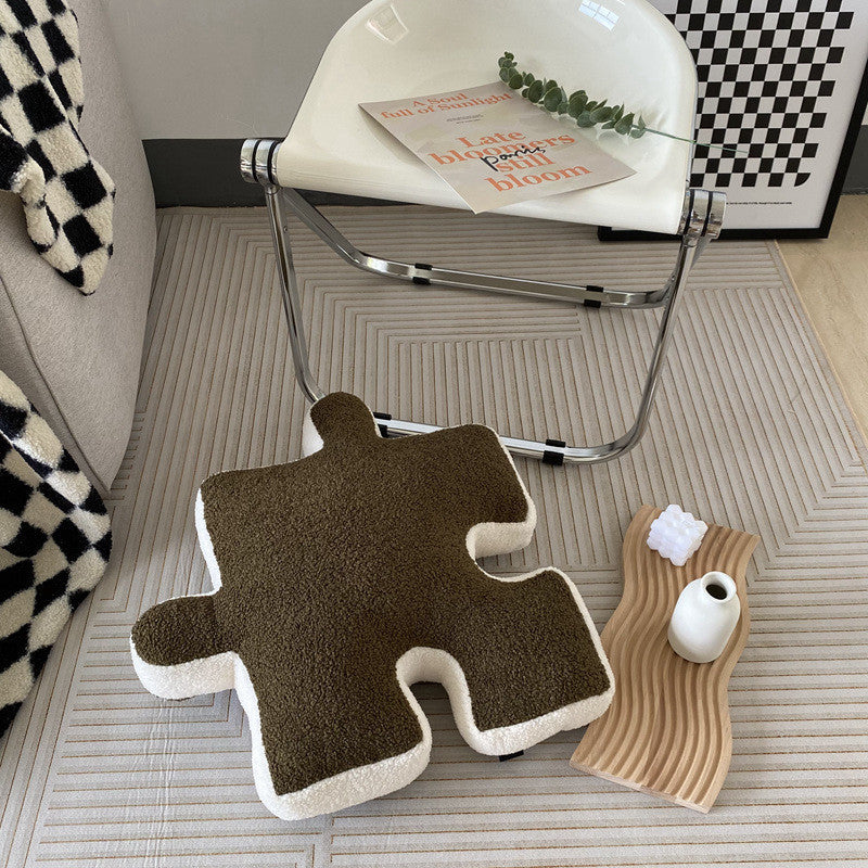 Cassian – Creatief Puzzlevormig Kussen voor Woonkamerdecoratie