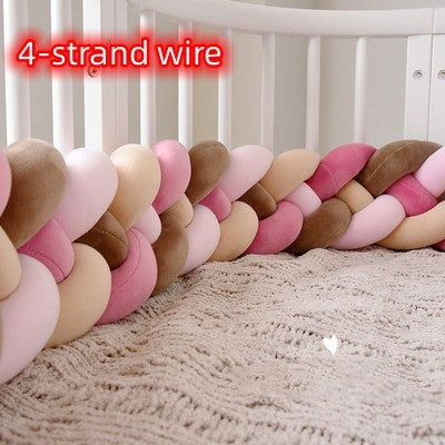 Aurora – Gebreide Crib Bumpers Kussen voor Babybed