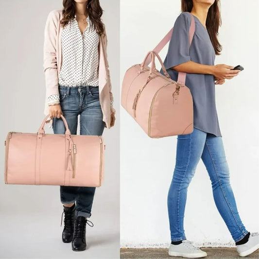 Rosalind – Vouwbare Dames Reis Handbagage Tas van PU Leer