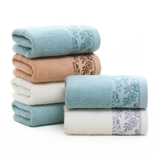 Rosalind – Absorberende Handdoek van Katoen met Jacquardpatroon