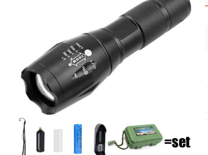Ocean – Oplaadbare Waterdichte Mini Camping Zaklamp voor Thuisverdediging