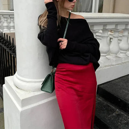 Women's Relaxed Fit Everyday Pullover Sweater – Versatile Loungewear Style