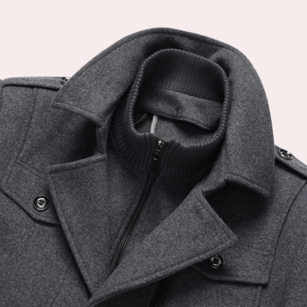 Men's Two-Piece Smart Winter Coat – Versatile Formal & Casual Outerwear