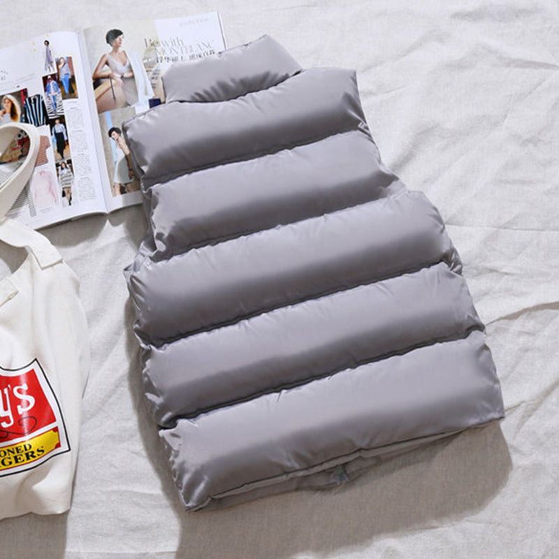 Women's Stylish Padded Outdoor Vest – Windproof & Warm Casual Layer