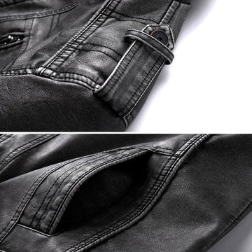 Men's Moto Biker Fashion Jacket – Casual Streetwear Style