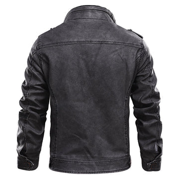 Men's Moto Biker Fashion Jacket – Casual Streetwear Style