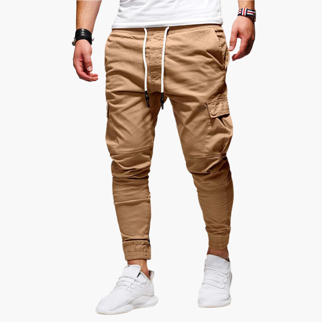 Men's Modern Slim Fit Cargo Jogger Pants for Urban and Outdoor Adventure