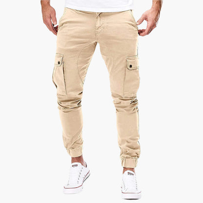 Men's Modern Slim Fit Cargo Jogger Pants for Urban and Outdoor Adventure