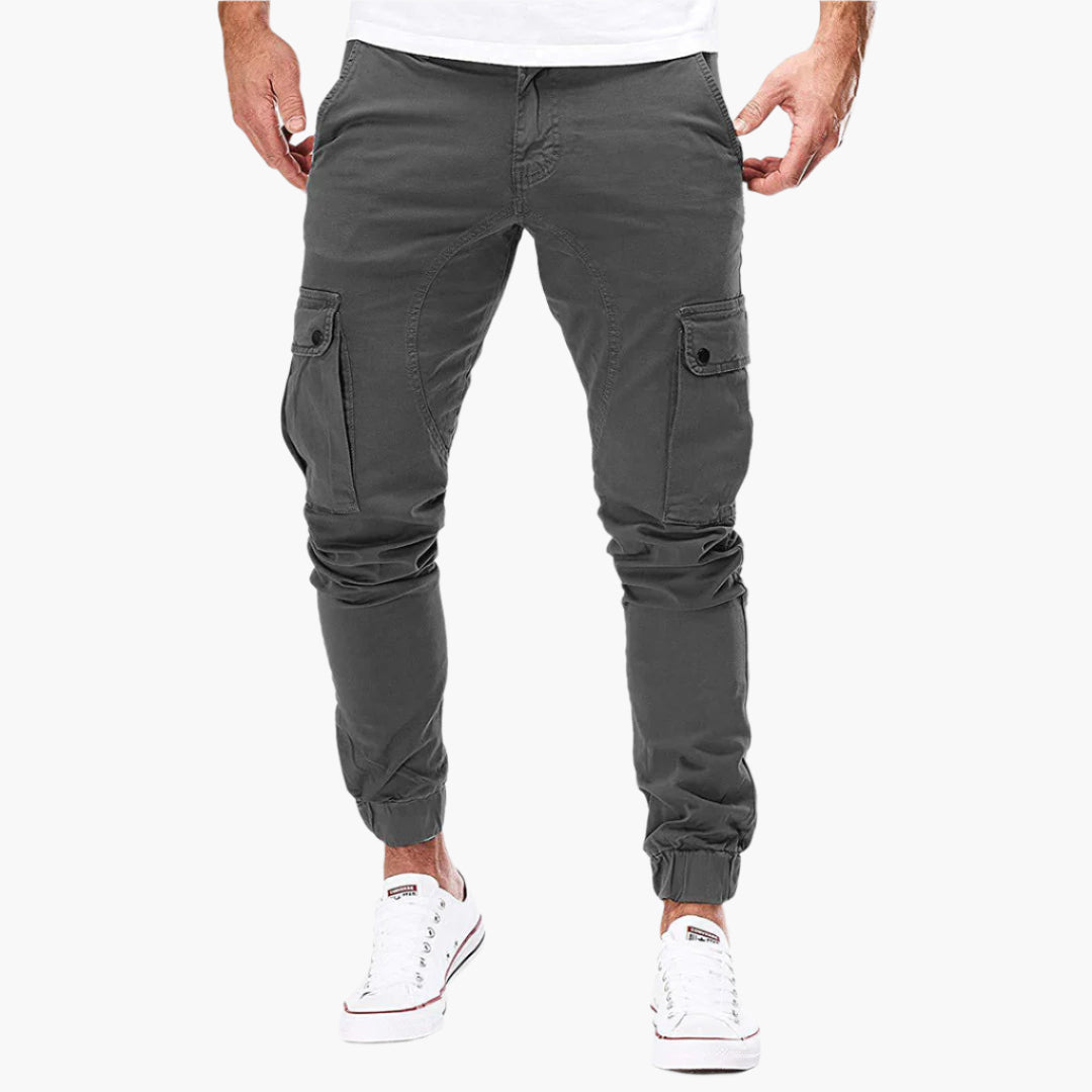 Men's Modern Slim Fit Cargo Jogger Pants for Urban and Outdoor Adventure