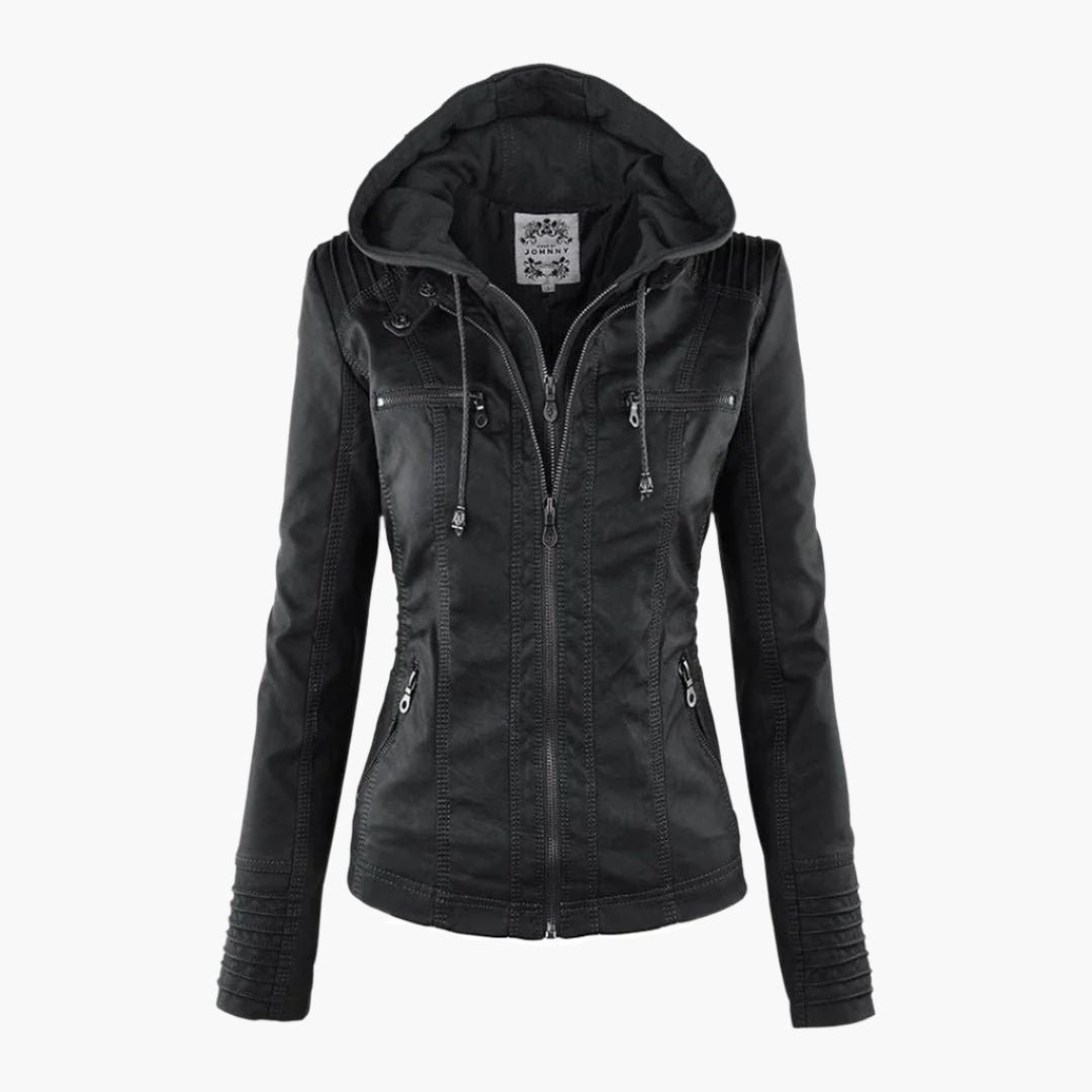 Women's Hooded Fashion Autumn Jacket with Zipper – Versatile & Stylish Outerwear