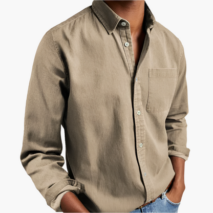 Men's Classic Button-Down Shirt – Timeless Casual Style, Versatile Everyday Wear