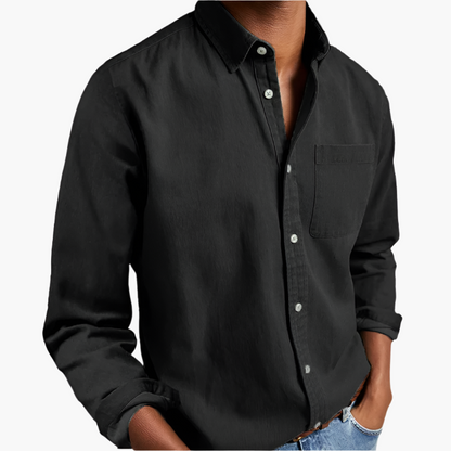 Men's Classic Button-Down Shirt – Timeless Casual Style, Versatile Everyday Wear