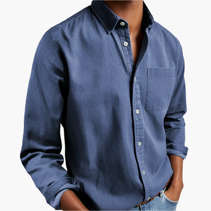 Men's Classic Button-Down Shirt – Timeless Casual Style, Versatile Everyday Wear