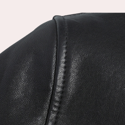 Men's Classic Biker Jacket for Versatile Everyday Style