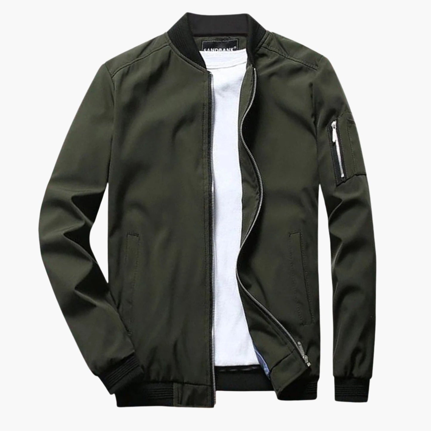 Men's Classic Bomber Jacket – Versatile Spring & Summer Lightweight Outerwear
