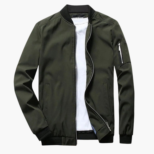 Men's Classic Bomber Jacket – Versatile Spring & Summer Lightweight Outerwear