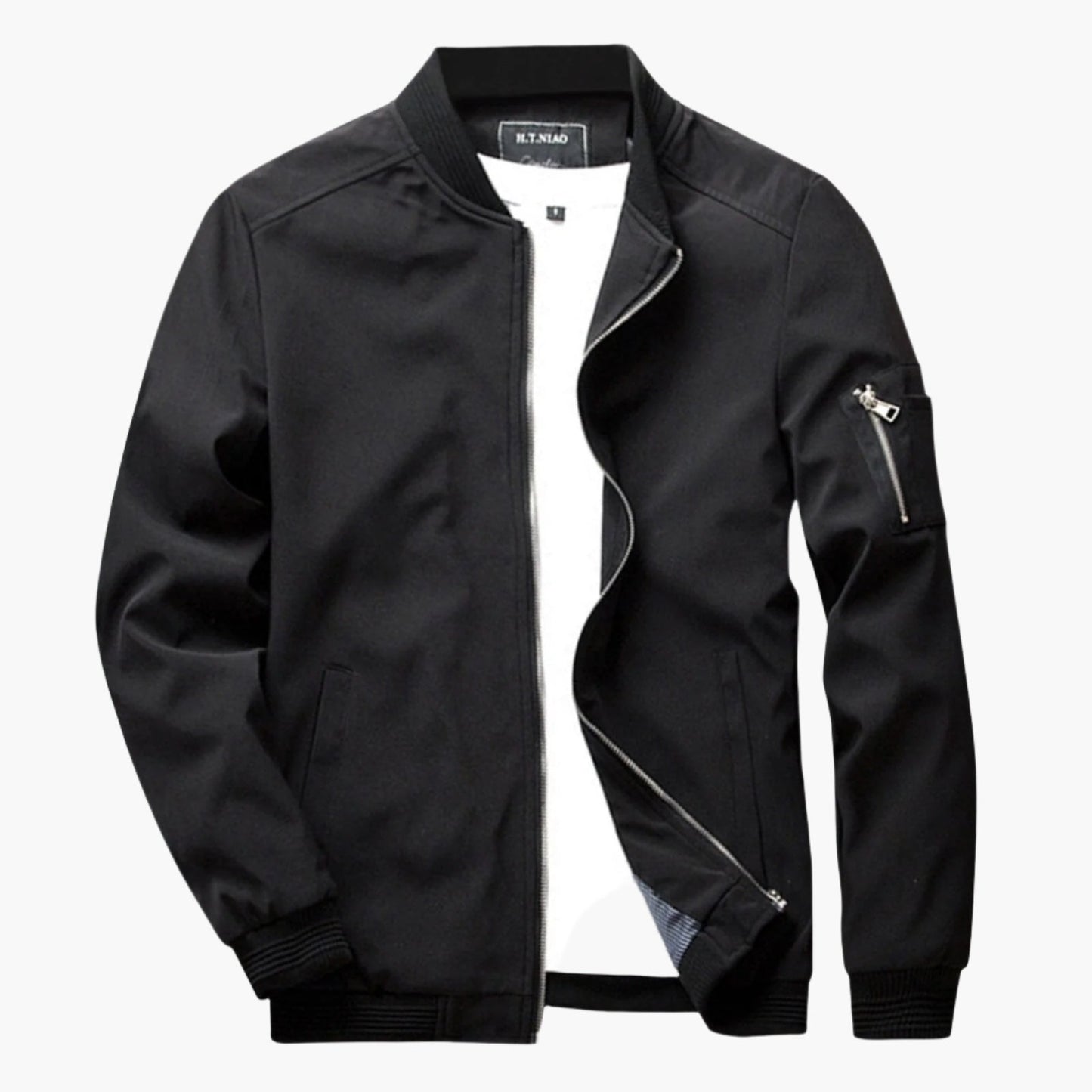 Men's Classic Bomber Jacket – Versatile Spring & Summer Lightweight Outerwear