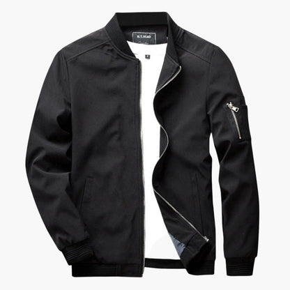 Men's Classic Bomber Jacket – Versatile Spring & Summer Lightweight Outerwear