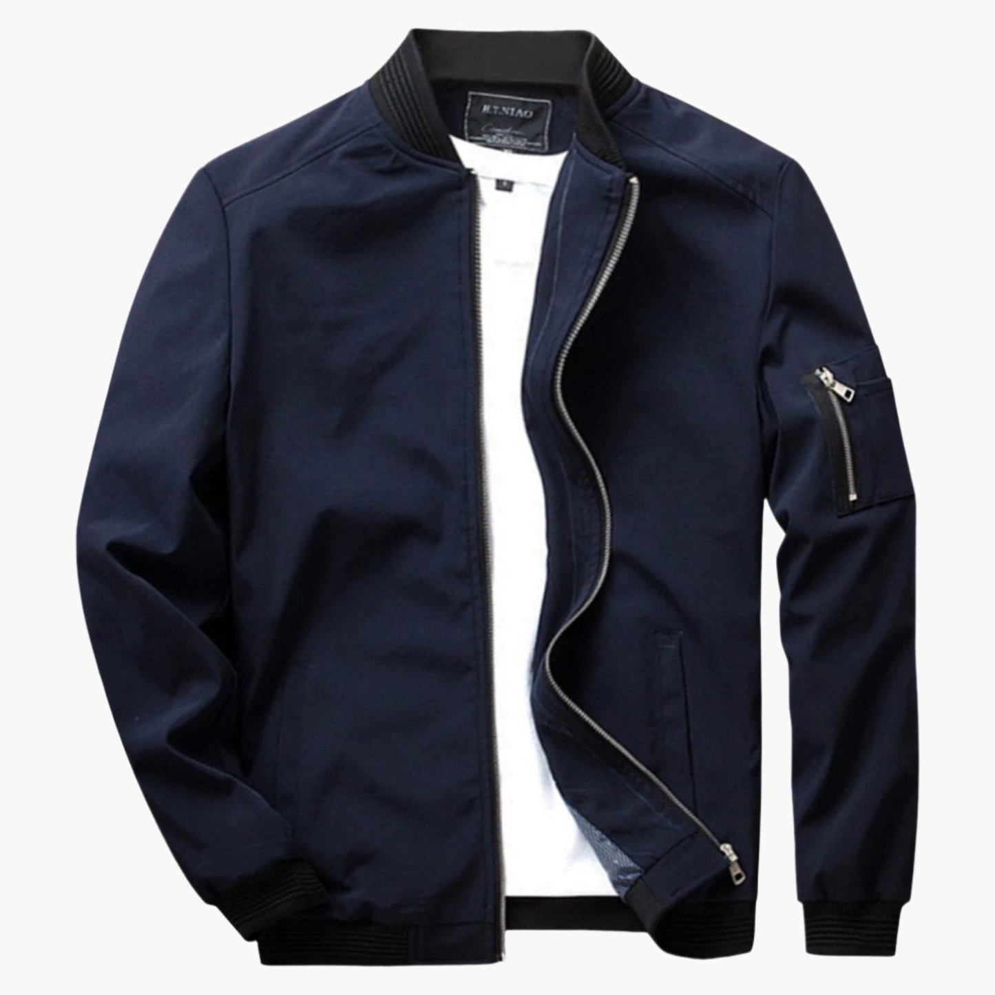 Men's Classic Bomber Jacket – Versatile Spring & Summer Lightweight Outerwear