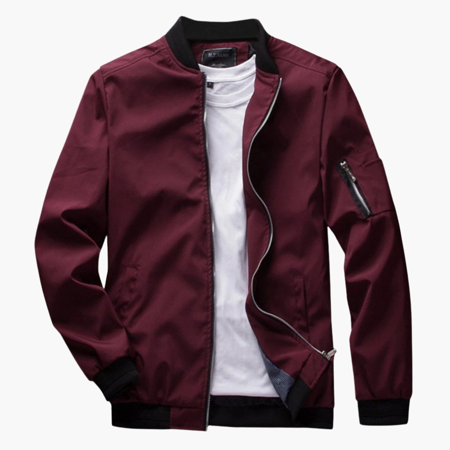 Men's Classic Bomber Jacket – Versatile Spring & Summer Lightweight Outerwear