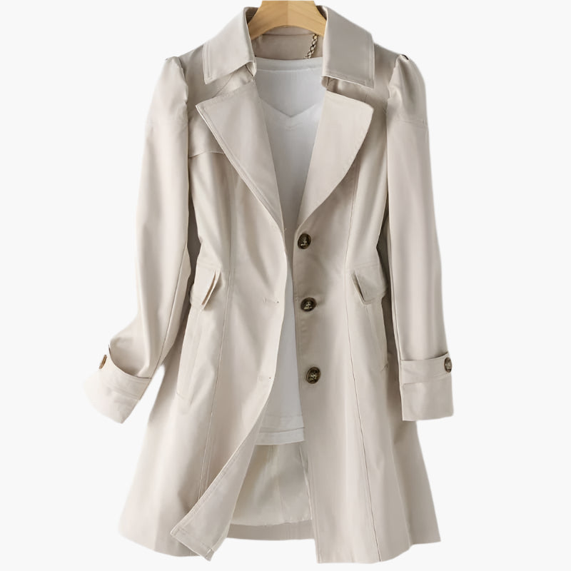 Women's Classic Versatile Trench Coat – Elegant Business & Casual Outerwear