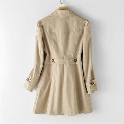 Women's Classic Versatile Trench Coat – Elegant Business & Casual Outerwear