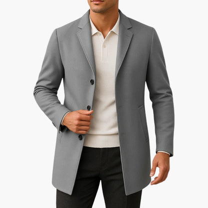 Men's Classic Tailored Spring Jacket for Versatile Everyday Style