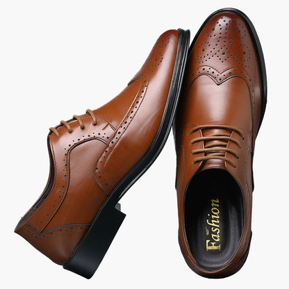Men's Formal Oxford Brogue Dress Shoes for Business and Events