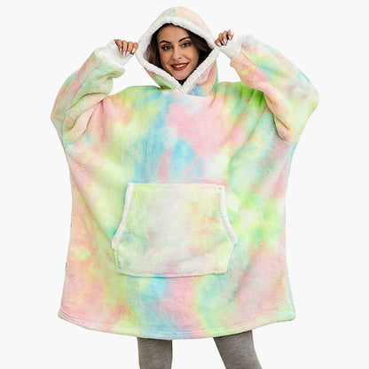 Women's Cozy Oversized Hoodie Blanket for Lounging and Relaxation
