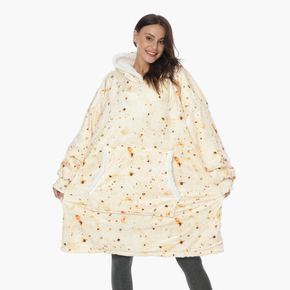 Women's Cozy Oversized Hoodie Blanket for Lounging and Relaxation