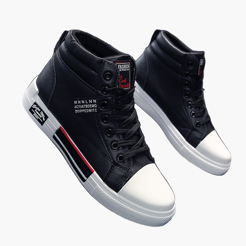 Men's High-Top Fashion Sneakers for Fall and Winter – Trendy Urban Style Shoes