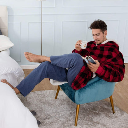 Women's Cozy Oversized Hoodie Blanket for Lounging and Relaxation