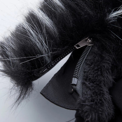 Men's Hooded Parka Winter Coat with Faux Fur Trim - Stylish Warm Outdoor Jacket