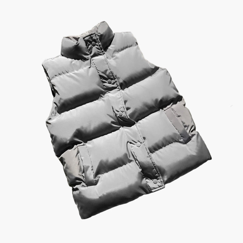 Women's Stylish Padded Outdoor Vest – Windproof & Warm Casual Layer