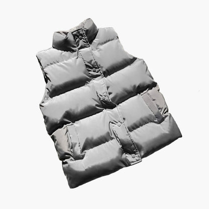 Women's Stylish Padded Outdoor Vest – Windproof & Warm Casual Layer
