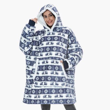 Women's Cozy Oversized Hoodie Blanket for Lounging and Relaxation