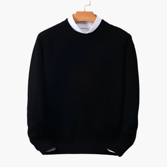 Men's Classic Crewneck Pullover Sweater – Elegant Everyday Style
