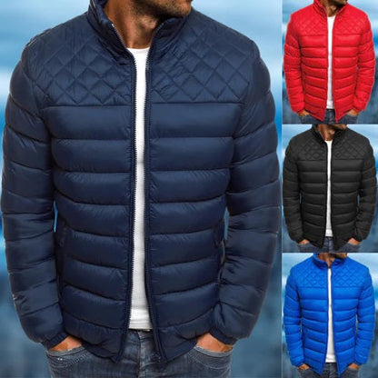 Men's Padded Outdoor Windproof and Waterproof Jacket – Stylish Everyday Weather Protection
