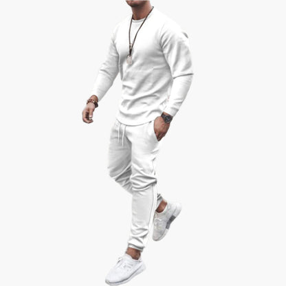 Men's Modern Slim Fit Tracksuit Set - Stylish Athletic Loungewear for Casual and Active Wear