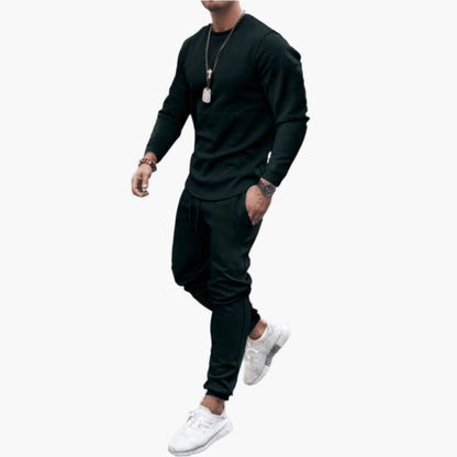 Men's Modern Slim Fit Tracksuit Set - Stylish Athletic Loungewear for Casual and Active Wear