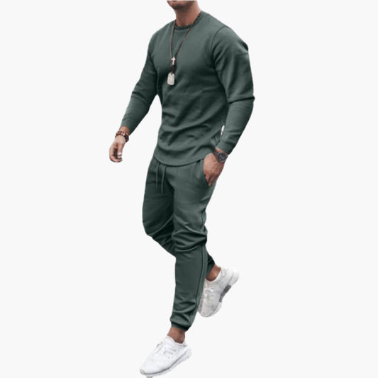Men's Modern Slim Fit Tracksuit Set - Stylish Athletic Loungewear for Casual and Active Wear