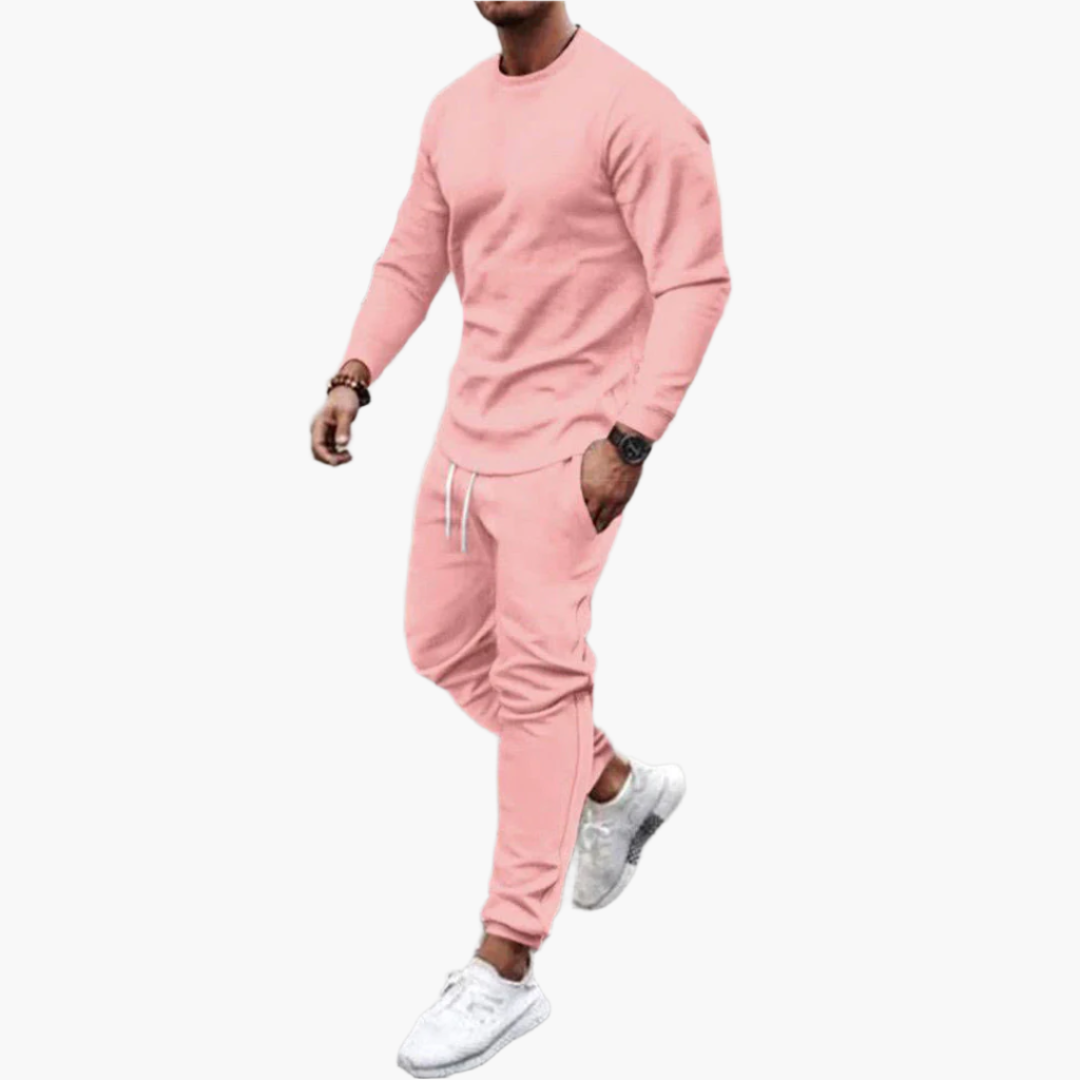 Men's Modern Slim Fit Tracksuit Set - Stylish Athletic Loungewear for Casual and Active Wear